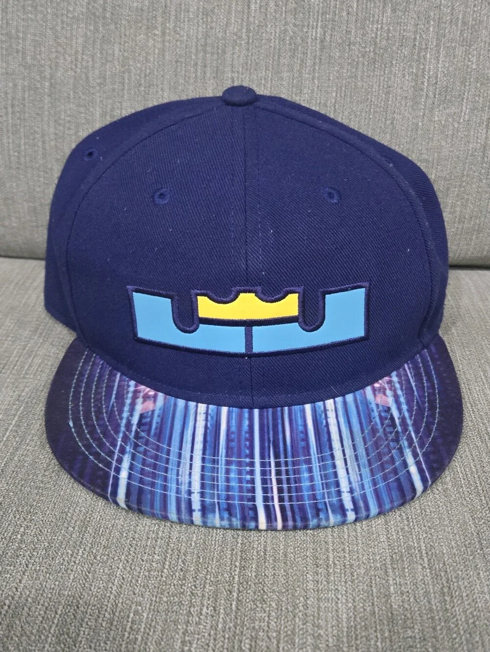 Lebron James Crown Logo Snapback Hat